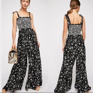 Free People Color My World Wide Leg Jumpsuit